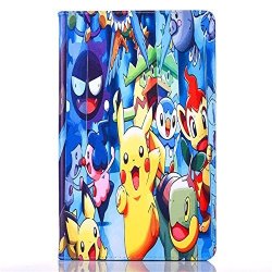 Galaxy Tab E T560 Case Phenix-color Pokemon Go Cartoon Cute Premium Flip Stand Pu Leather Shell Case For Samsung Galaxy Tab E T560 9.6 Inch 09