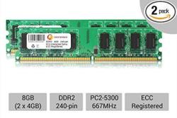 8GB Kit 2 X 4GB Hp Compaq Proliant DL140 G3 DL160 G5 G5P DL360 G5 RAM Memory By Centernex