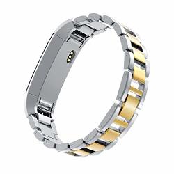 Wearlizer Compatible With Fitbit Alta Bands And Fitbit Alta Hr Bands Metal Alta Replacement Band Wrist Bands Strap Assesories For Fitbit Alta Activity And