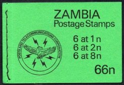 Zambia - 1981 66N Booklet Mnh Sg SB8