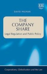 The Company Share - Legal Regulation And Public Policy Hardcover