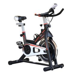 Exercise Bike Racing Bicycle Fitness Trainer With Adjustable Resistance