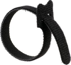 Magic Reusable Velcro Cable Ties Black 12.5MM X 200MM Pack Of 10