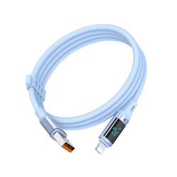 Digital Watt Display Fast Charging Cable For Apple Iphone Lightning