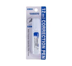 Correction Pen - Metal Tip - Office Stationary - White - 12ML - 8 Pack