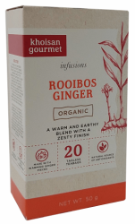 Khoisan Gourmet Organic Infusions Rooibos Ginger