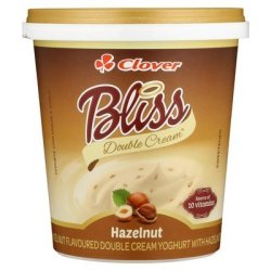 Clover Bliss Double Cream Hazelnut Yoghurt 1KG