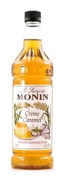 Monin Flavored Syrup Cr Me Caramel 33.8-OUNCE Plastic Bottle 1 Liter