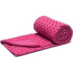 Non Slip Microfiber Yoga Towel Rose Pink