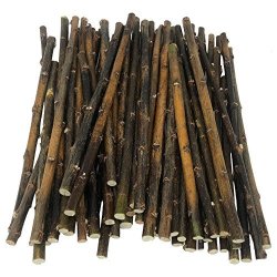 Nettleton Hollow 50 Willow Wood Sticks 8-12 Inches Long 1 4-3 8 Inch Diameter