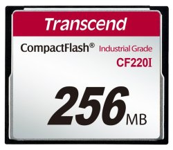 Transcend 256MB CF220I Industrial Grade Cf Card - Slc