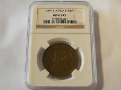 1898 Penny-a Beautiful Specimen-graded A High Ms63rb By Ngc-brown On The Obverse And Red On Reverse