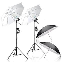 Photography Umbrella Lighting Kit Emart 1000W 5500K Continuous Day Light Photo Portrait Studio Video Equipment