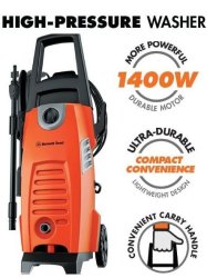 Bennett Read XTR1400W High Pressure Washer - 1400W Motor Tri-axial Plunger Pump Thermal Cut-off Switch Inlet Water Filtration Multi-purpose Spray Lance Includes Foam Spray