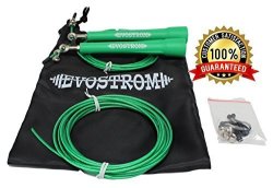 Evostrom Speed Jump Rope - Fast & Light Rope For Endurance Training Or Sports Like Cross Fitness Mma Martial Arts Boxing And Just Staying