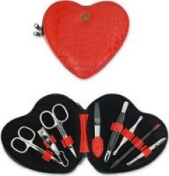 Manicure Set - Red Heart