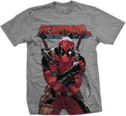 Marvel Comics - Deadpool Big Print Mens T-Shirt Medium