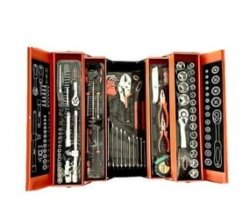 Psm 1 2 And 1 4. 85 Piece Tool Set With Metal Box