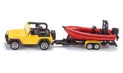 Jeep With Boat Scale 1:55