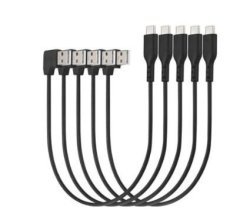 USB Type-a To USB Type-c Charge And Sync Cable - 5-PACK