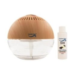 Crystal Aire LED Globe Air Purifier With 200ML Vanilla Concentrate