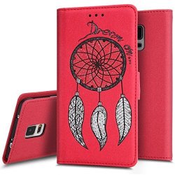 Galaxy Note 4 Case Galaxy Note 4 Wallet Case Phezen Embossed Dreamcatcher Pattern Luxury Bling Glitter Pu Leather Wallet Stand Flip Folio Case For