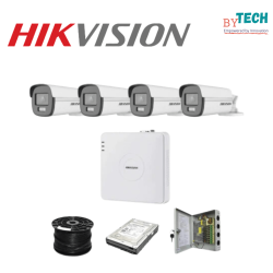 Hikvision 4 Channel 1080P Colorvu Cctv System