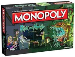 Monopoly Rick And Morty Board Game Based On The Hit Adult Swim Series Rick & Morty Offically Licensed Rick Morty Merchandise Themed Classic Monopoly Game