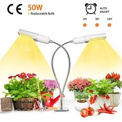 50W Led Plant Bulb Sunlike Full Spectrum Grow Lamp GROWSTAR Led Grow Light Bulb 