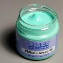 Genesis Heat-set Paint - Phthalo Green 08 - 1OZ