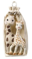 Sophie La Giraffe - Set Plush Toy And Latex Toy