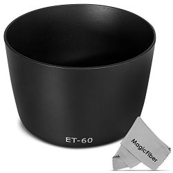 Canon ET-60 Replacement Altura Photo Lens Hood For Canon Ef 75-300MM F 4.0-5.6 Usm II II Usm III & III Usm And Canon Ef-s 55-250MM