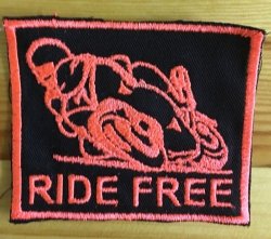 Biker Ride Badge Patch