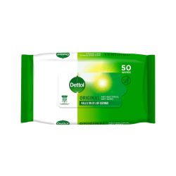 Dettol 40S Personal Hygiene Care Wipes Original Personal On-the-go Hygiene Gentle On Skin & Ph Neutral