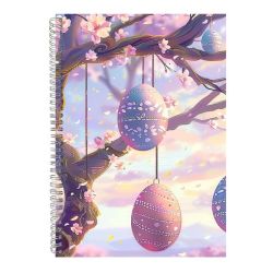Pink Tree A4 Notebook Spiral Lined Fantasy Books Graphic Notepad Gift 230