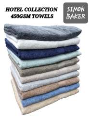 Simon Baker - Hotel Collection 100% Cotton Hand Towels Various Colours - 50CM X 90CM - Truffle 50CM X 90CM