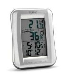 Digital Thermometer With Humidity Ice Alert & Clock