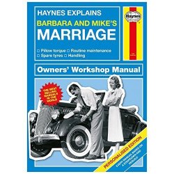 Signature Personalised Haynes Explains Marriage Manual Humour Book For Him & Her