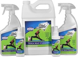 Yoga Mat Spray Cleaner: Safe For All Types Of Yoga Mats Exercise Pilates And Workout Mats. Gallon+ 2-QUARTS+2-4OZ