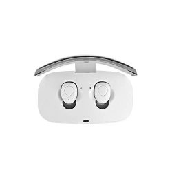 MINI Wireless Earbuds X18 MINI Invisible Earbuds Noise Cancelling Bluetooth Headsets Wireless Earphones Stereo Hands-free With Charging Box MIC White