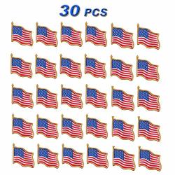 Wgg American Flag Lapel Pin Usa Flag Enamel Lapel Pin Brooch Us Flag Badge B 30PCS