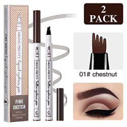PCS 2 Tattoo Eyebrow Pen Waterproof Microblading Eyebrow Tattoo Pencil With A Micro Fork Tip Applicator Creates Natural Looking Brows Effortlessly And Stays On