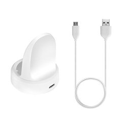Samsung Gear S2 Wireless Charger Getwow Qi Wireless Charging Dock For Gear S2 And Motorola Mobility Moto360 2nd Gen Smartwatch White