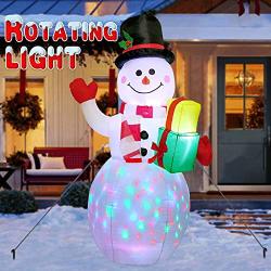 Aerwo 5ft Christmas Inflatables Blow Up Yard Decorations Greeting