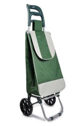 Lightweight Foldable Grocery & Utility Shopping Trolley - Green