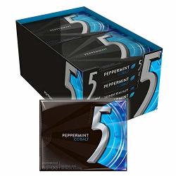 5 Gum Peppermint Cobalt Sugarfree Gum 15 Count 10 Pack