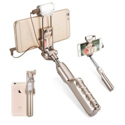 Selfie Stick For Android + IOS In Gold