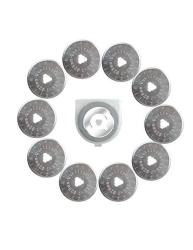 Qualitycut 10X 28MM Rotary Cutter Refill Blades
