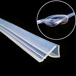 Yslf 10 Ft Shower Door Seal Strip For 3 8 Inch Glass Frameless Shower Door Seal Strip H Shaped Adhesive Are Not Included R Home And Garden