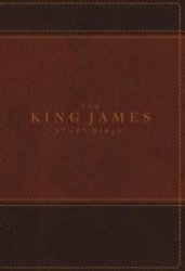 The King James Study Bible Imitation Leather Brown Indexed Full-color Edition Leather Fine Binding